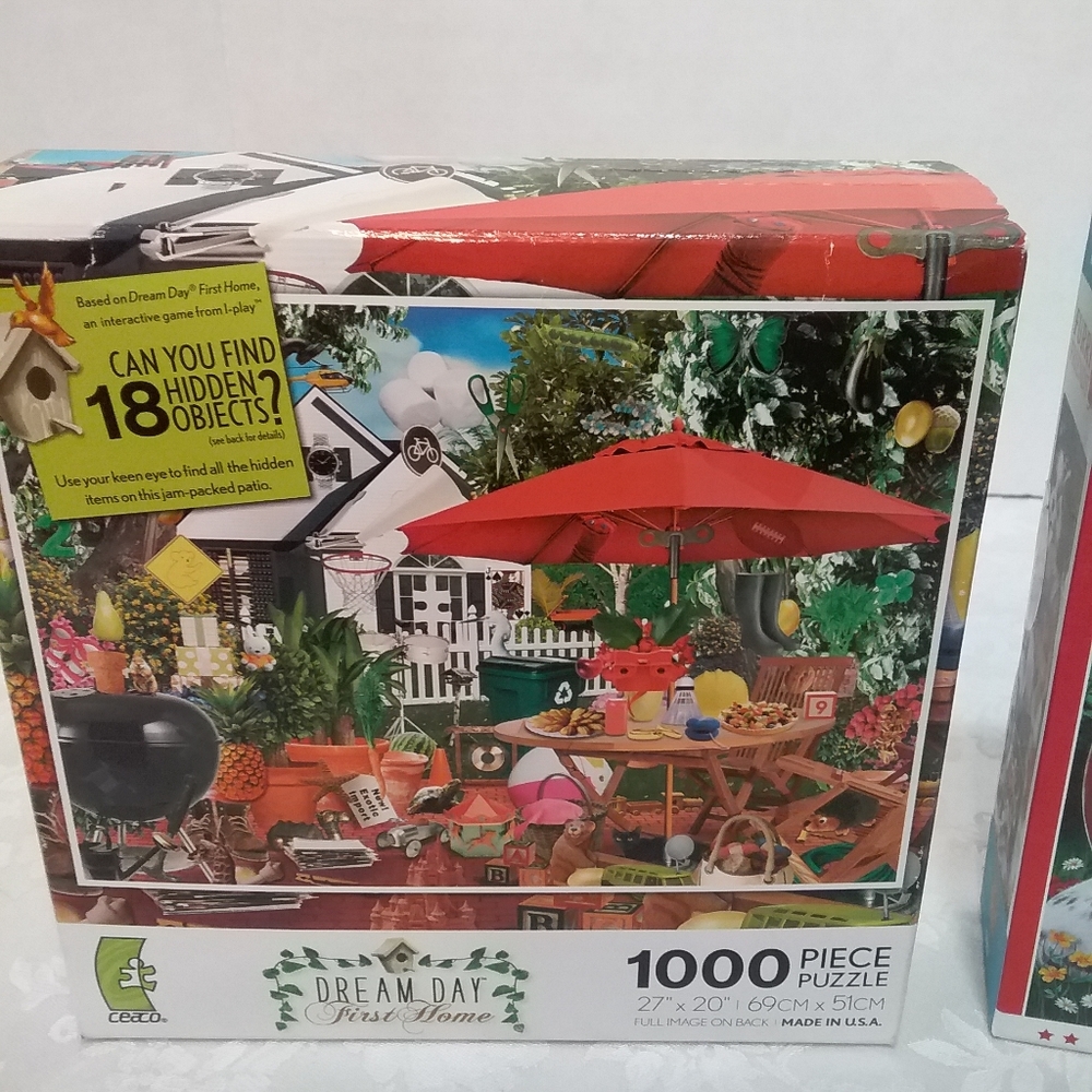 2 New 1000 piece Puzzles - Picture 2 of 8